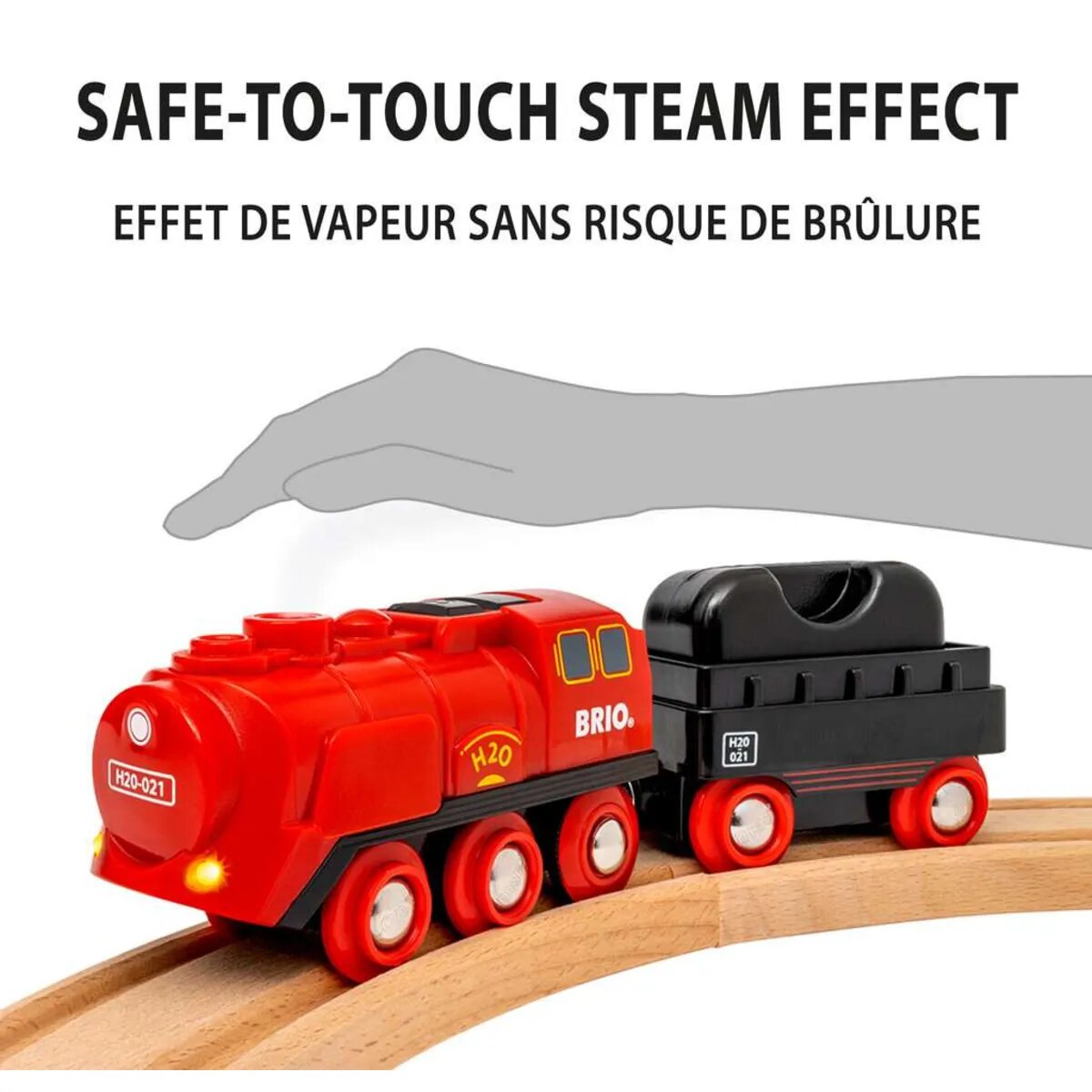 BRIO Batterie-Dampflok Set