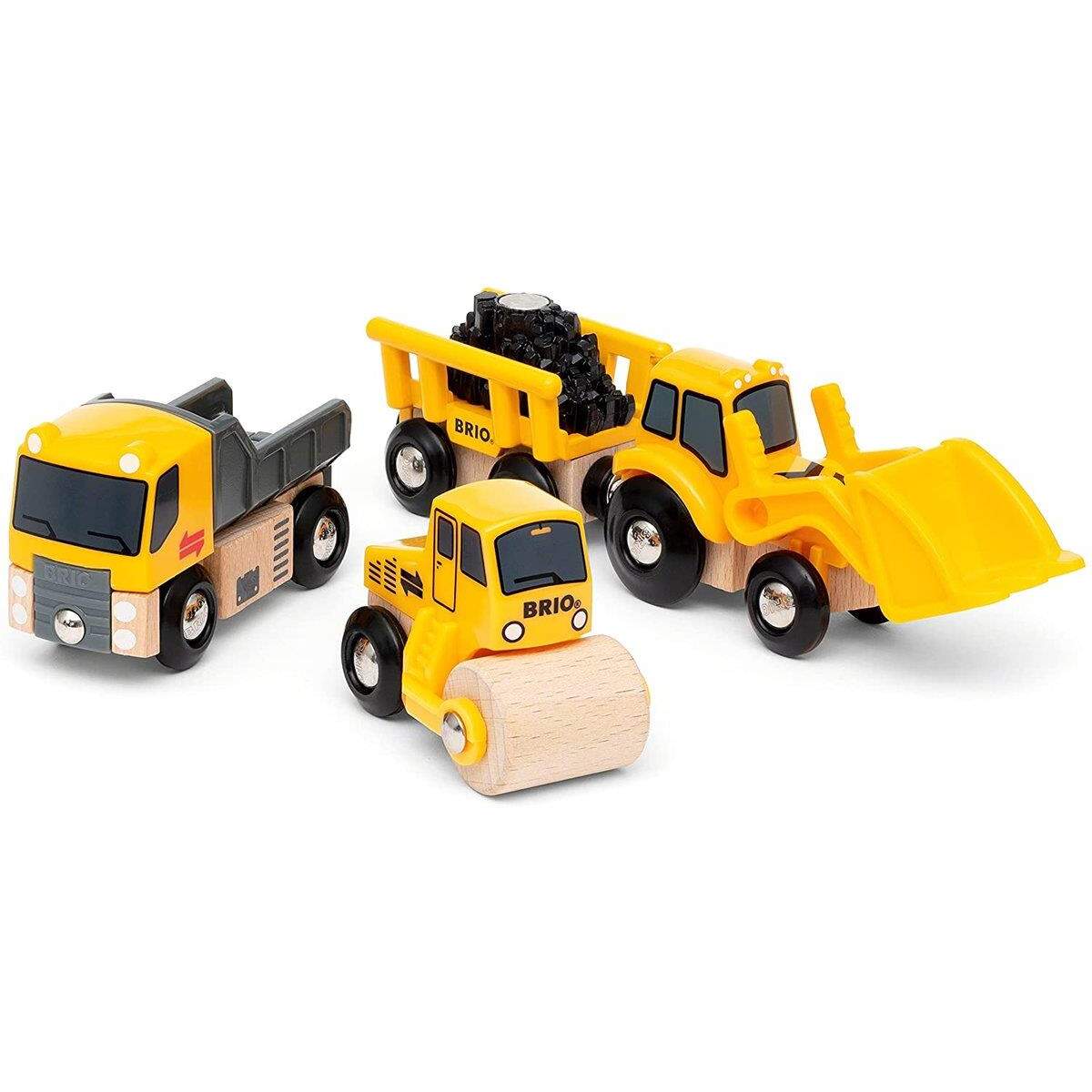 BRIO Baustellenfahrzeuge im Set