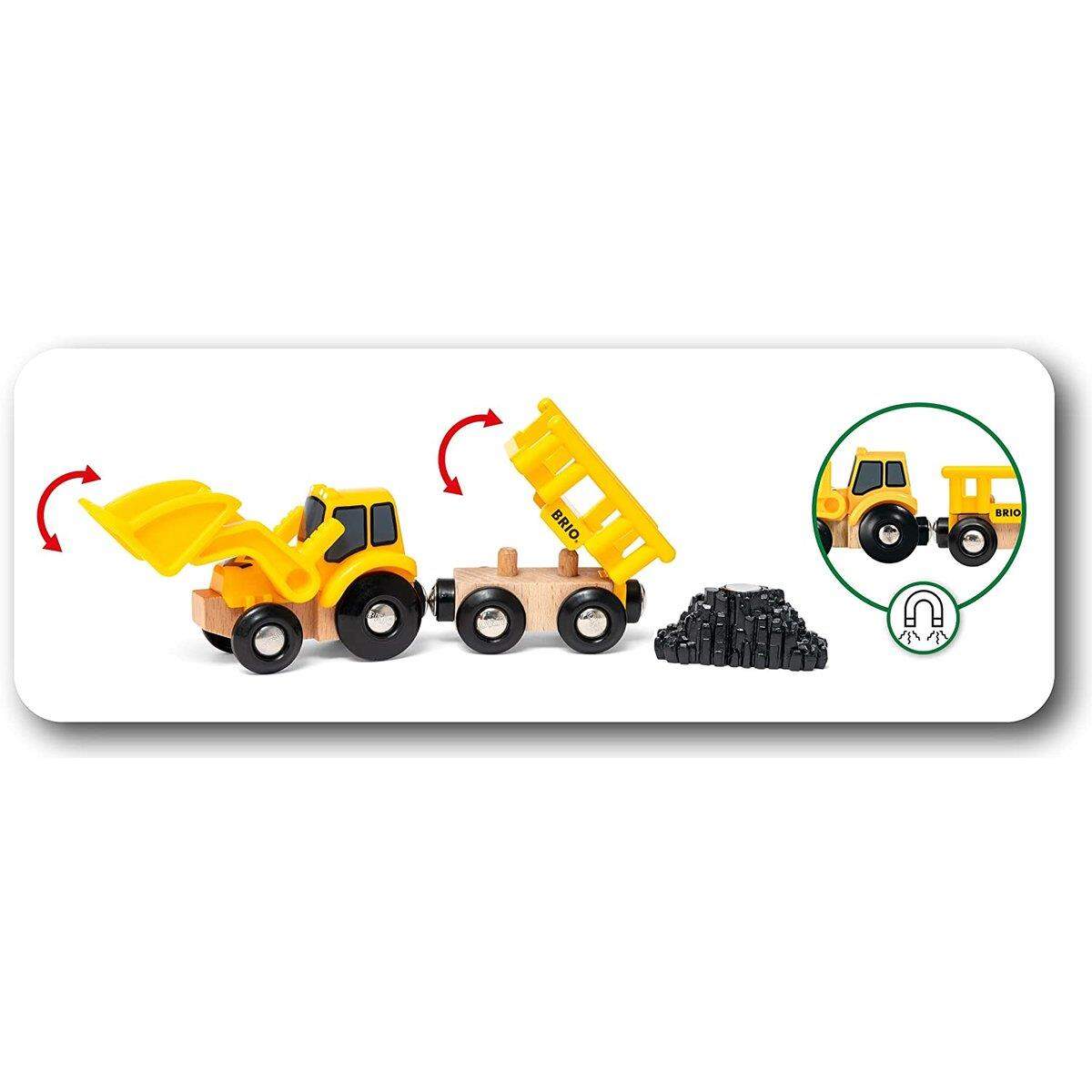 BRIO Baustellenfahrzeuge im Set