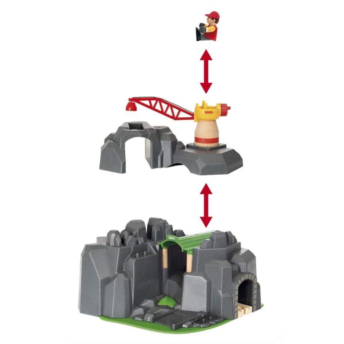 BRIO Große Goldmine mit Sound-Tunnel