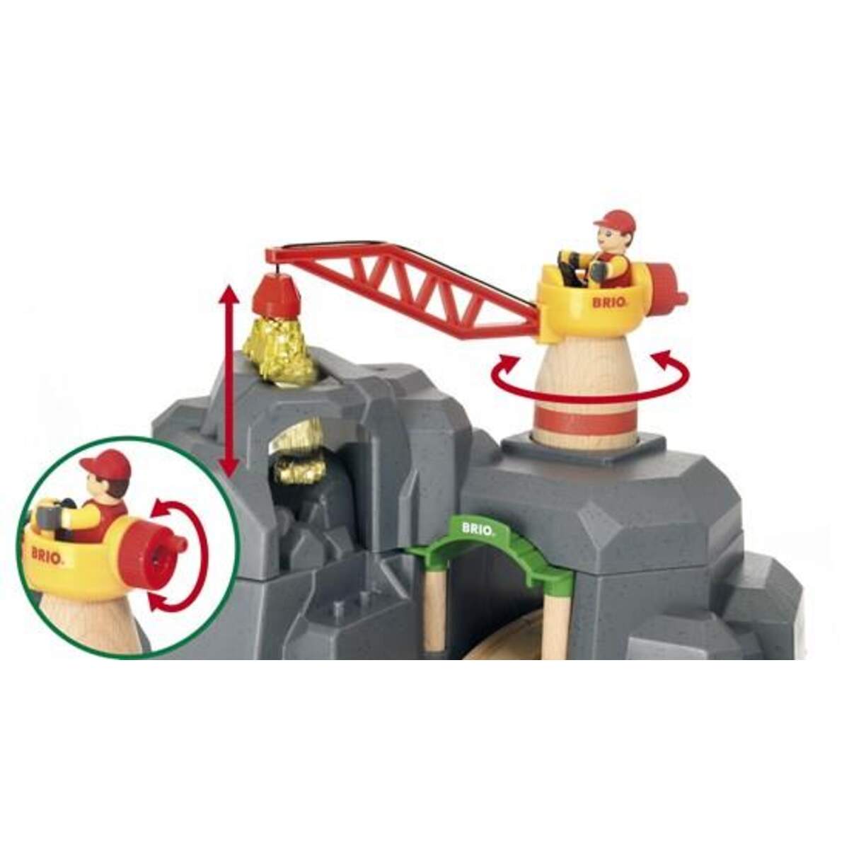 BRIO Große Goldmine mit Sound-Tunnel