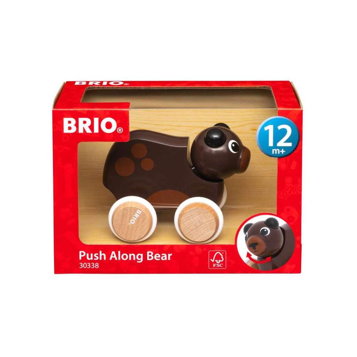 BRIO Lustiger Schiebe-Bär