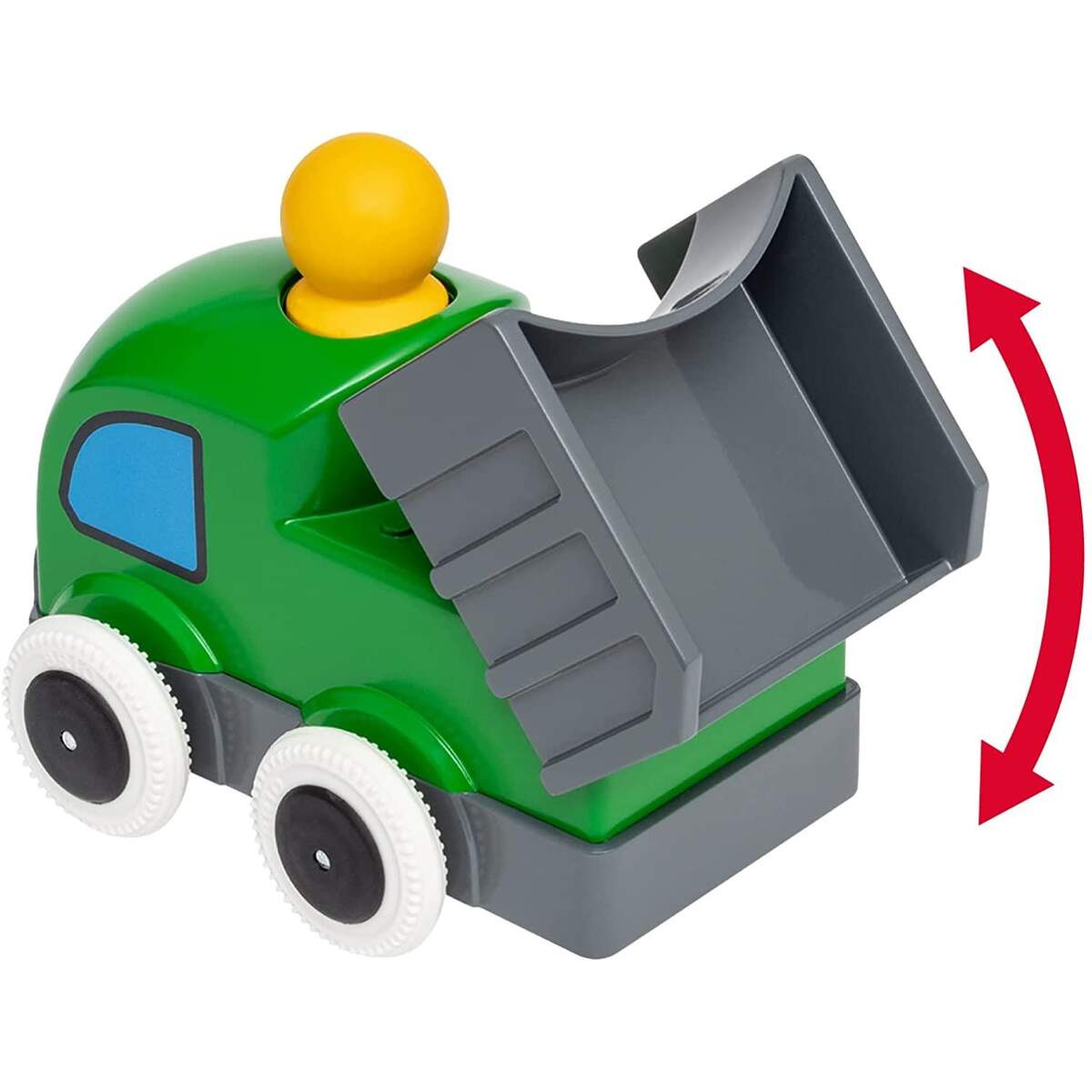 BRIO Push & Go LKW mit kindgerechter Startfunktion und kippbarer Ladefläche