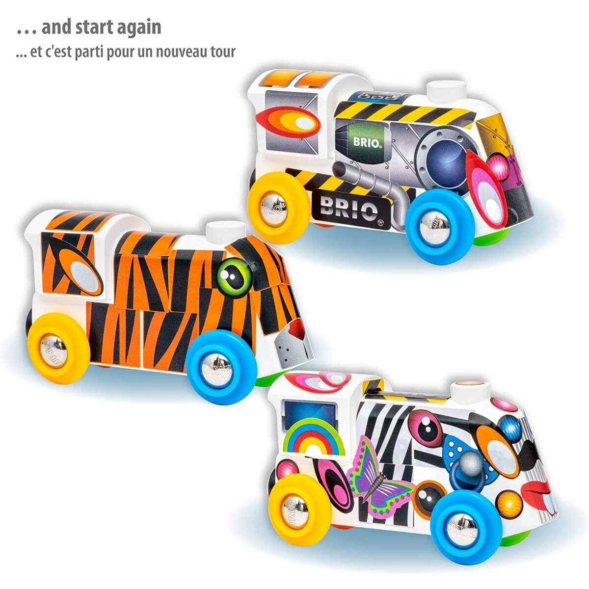 BRIO Sticker-Lokomotive
