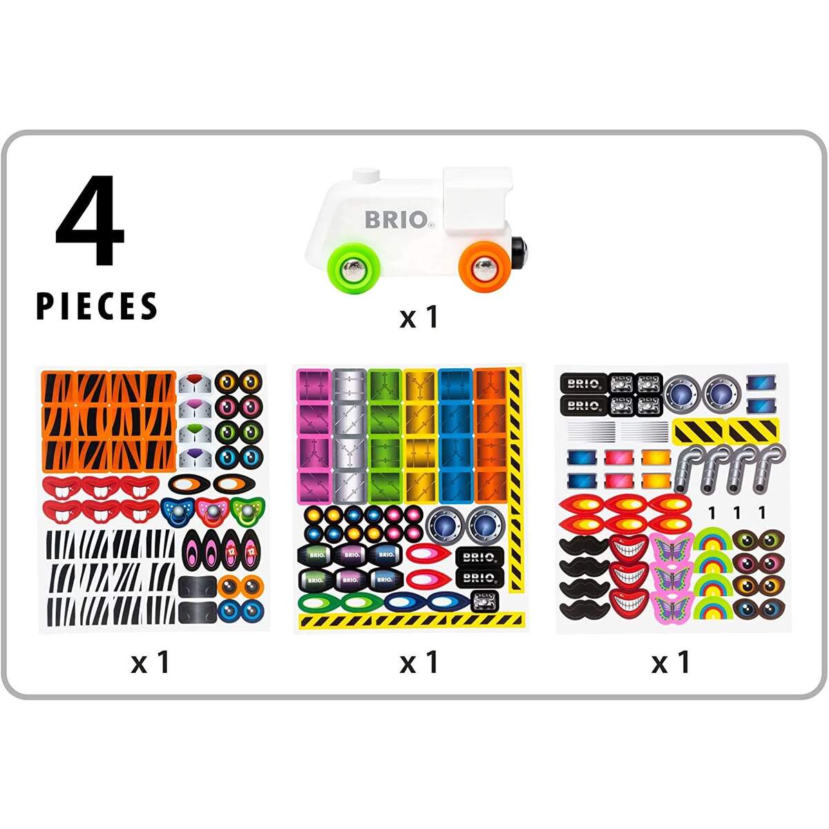 BRIO Sticker-Lokomotive