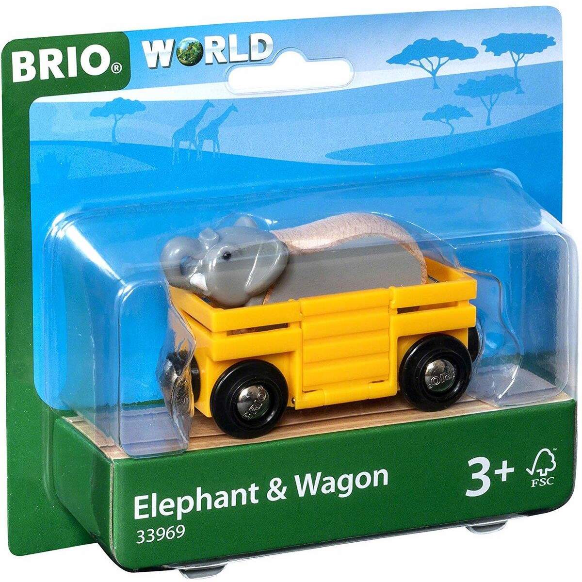 BRIO Tierwaggon Elefant D
