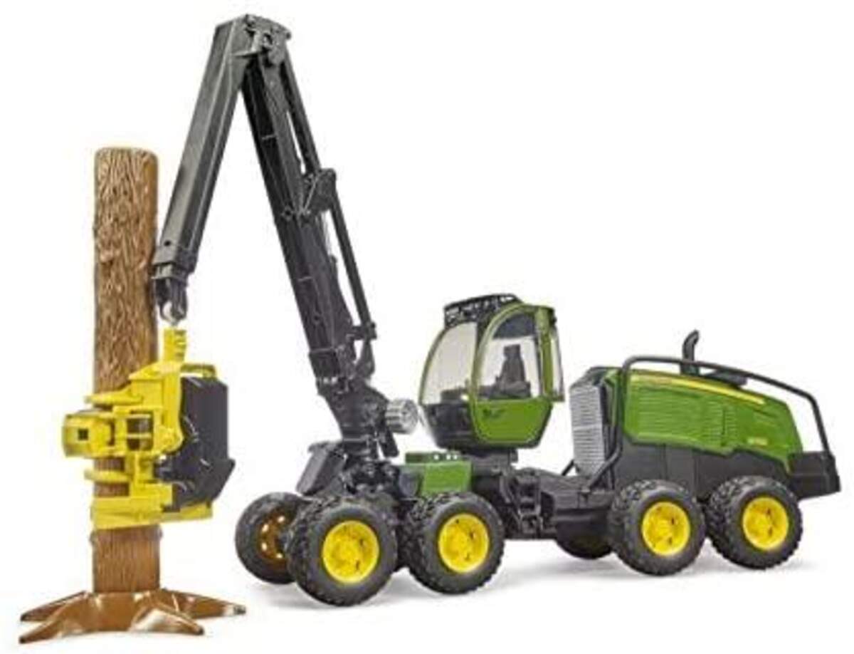 BRUDER® 02135 John Deere 1270G Harvester mit Baumstamm