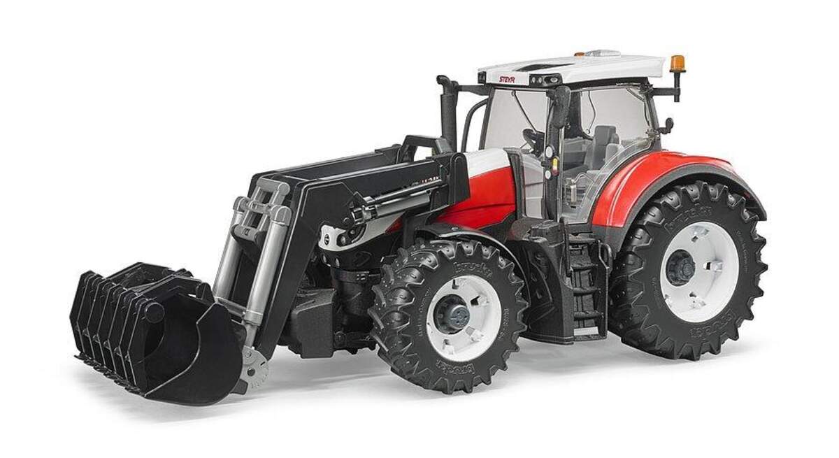 BRUDER® 3181 Steyr 6300 Terrus CVT mit Frontlader