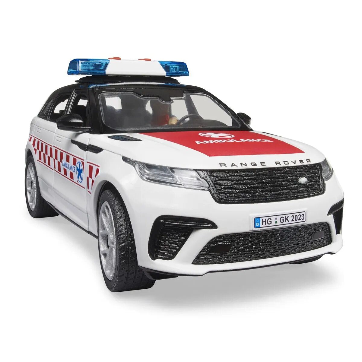 BRUDER® Range Rover Velar Notarztfahrzeug mit Fahrer