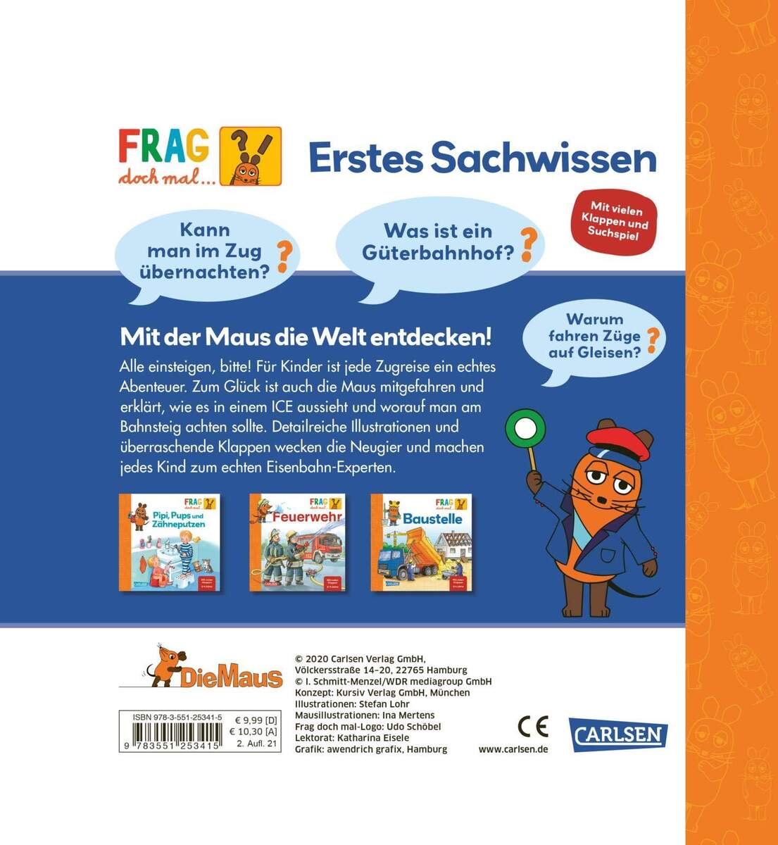 Carlsen Verlag Frag doch mal .. die Maus Eisenbahn