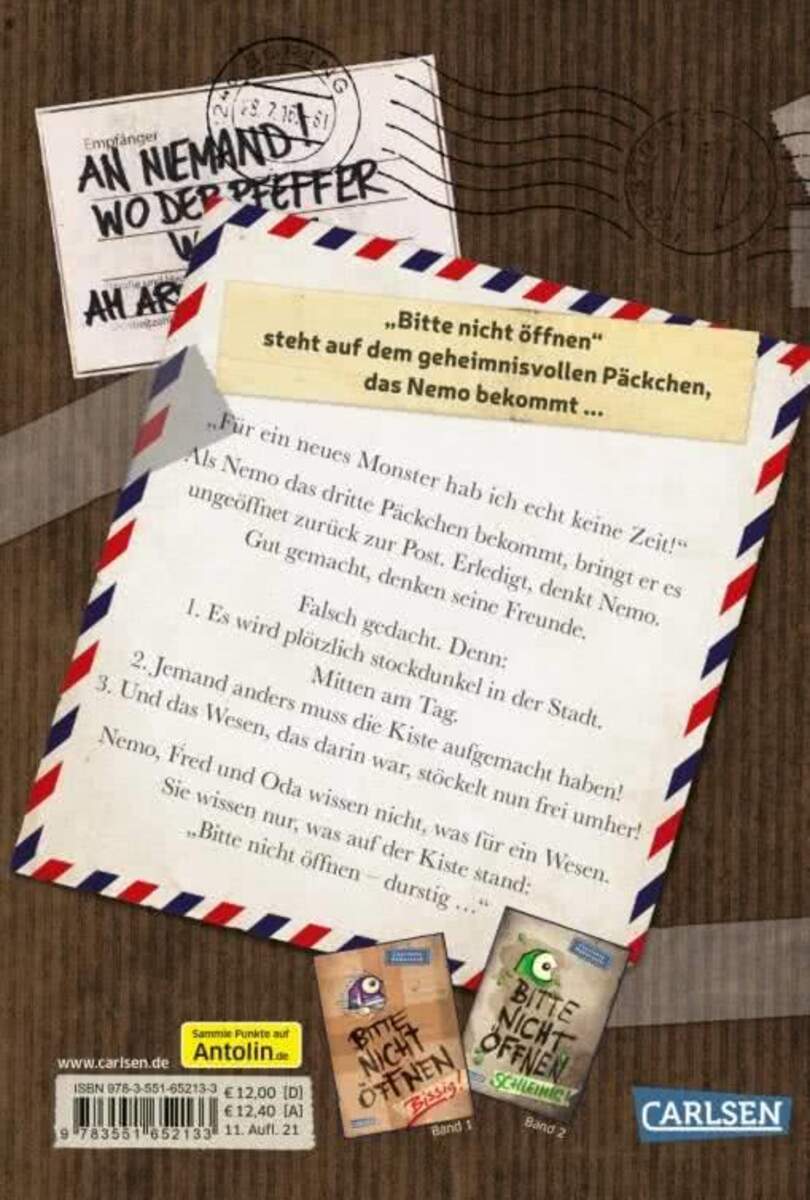 Carlsen Verlag Bitte nicht öffnen 3: Durstig!
