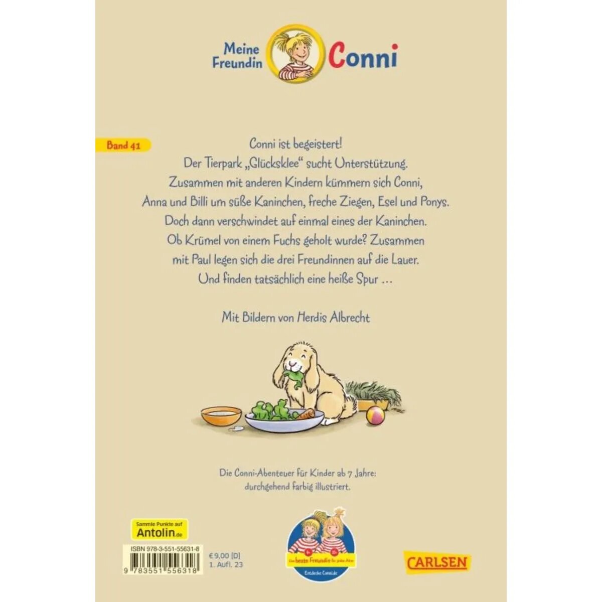 Carlsen Verlag Conni Erzählbände 41: Conni und das geklaute Kaninchen