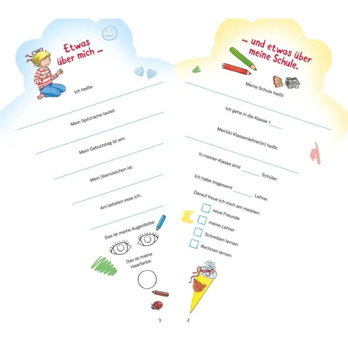 Carlsen Verlag Conni Gelbe Reihe (Beschäftigungsbuch): Schultüte: Mein supertoller Schulanfang