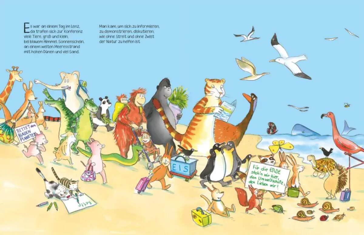 Carlsen Verlag Die Umweltkonferenz der Tiere von Anita van Saan, Dorothea Tust