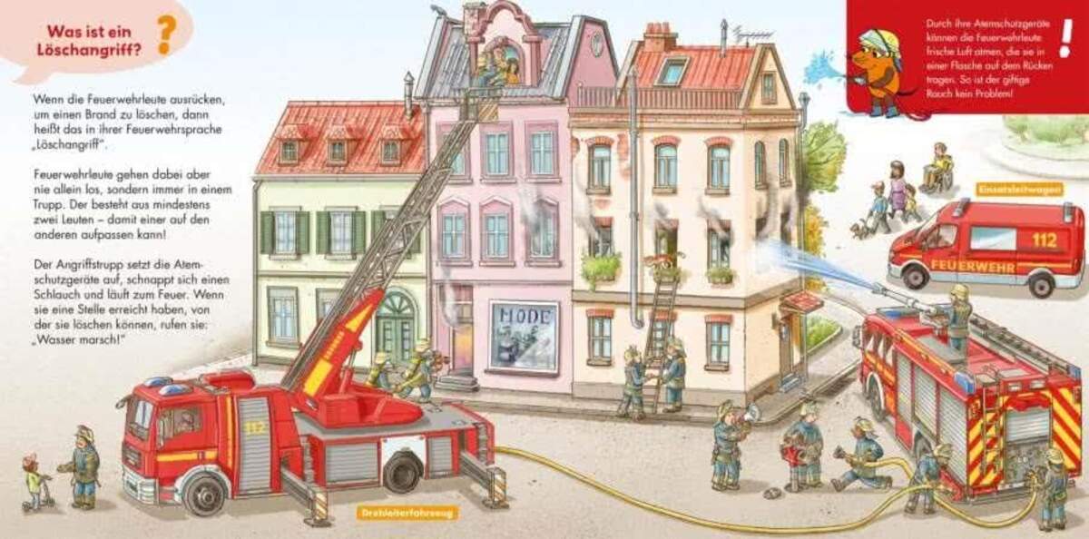 Carlsen Verlag Frag doch mal ... die Maus: Feuerwehr von Petra Klose, Patrick Fix