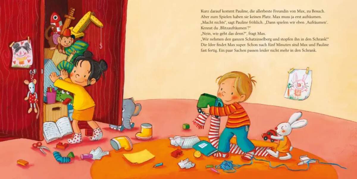 Carlsen Verlag LESEMAUS 119: Max räumt auf