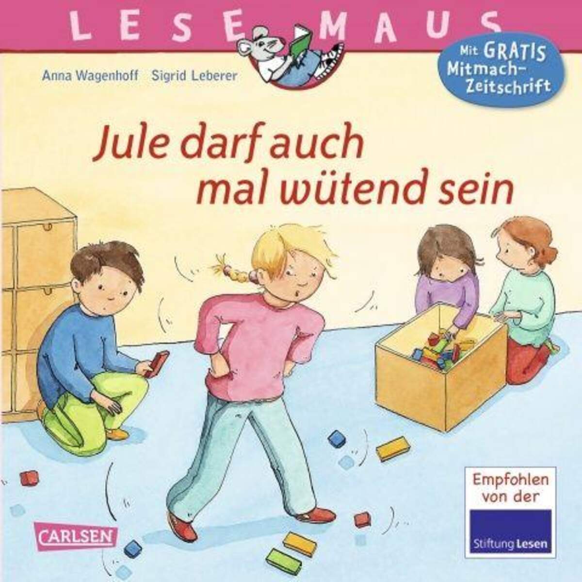 Carlsen Verlag Lesemaus Band 144 Jule darf auch mal wütend sein