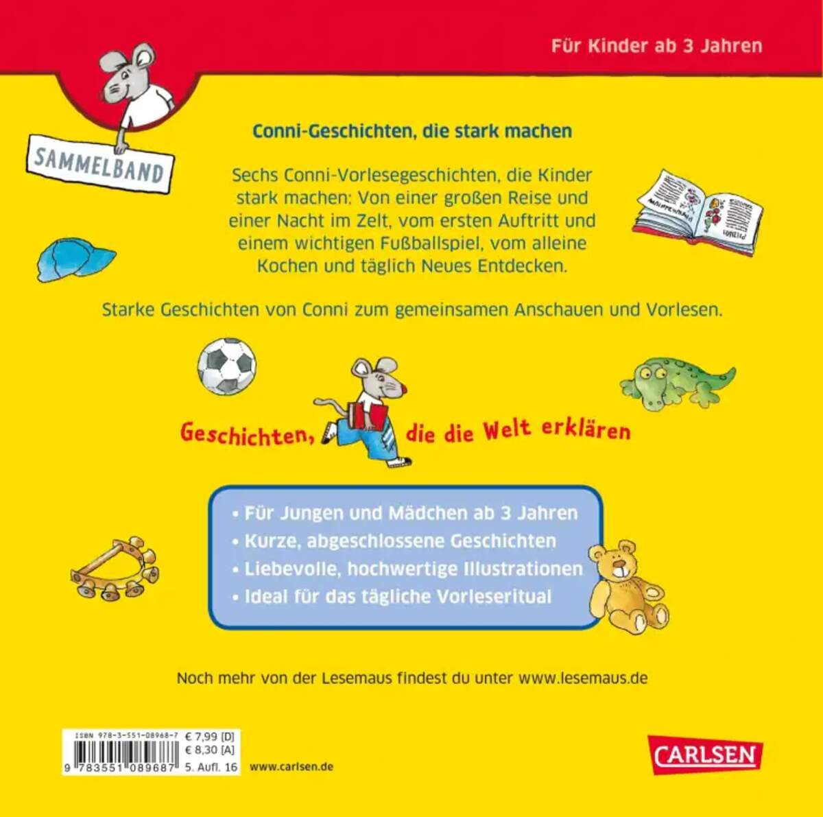 Carlsen Verlag LESEMAUS Sonderbände: Conni-Geschichten, die stark machen
