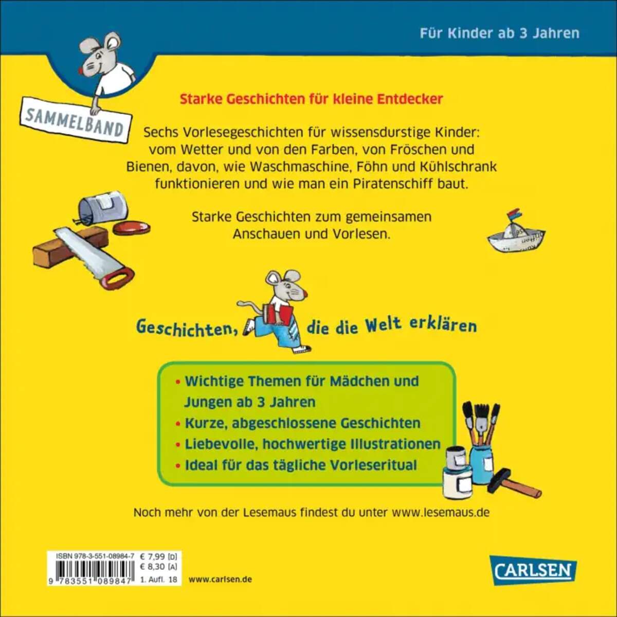 Carlsen Verlag LESEMAUS Sonderbände: Starke Geschichten für kleine Entdecker
