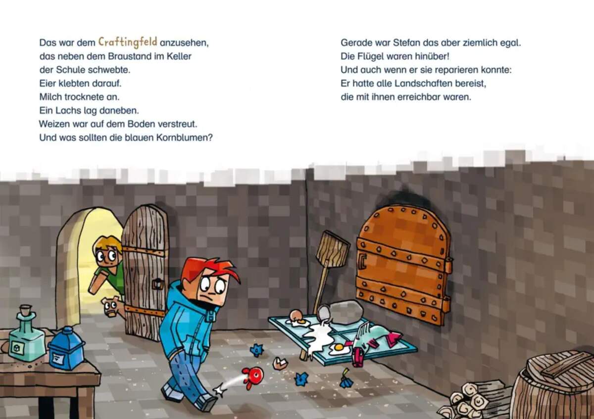 Carlsen Verlag Lesenlernen mit Spaß – Minecraft 4: Ungeheuer – bis zum Untergang!