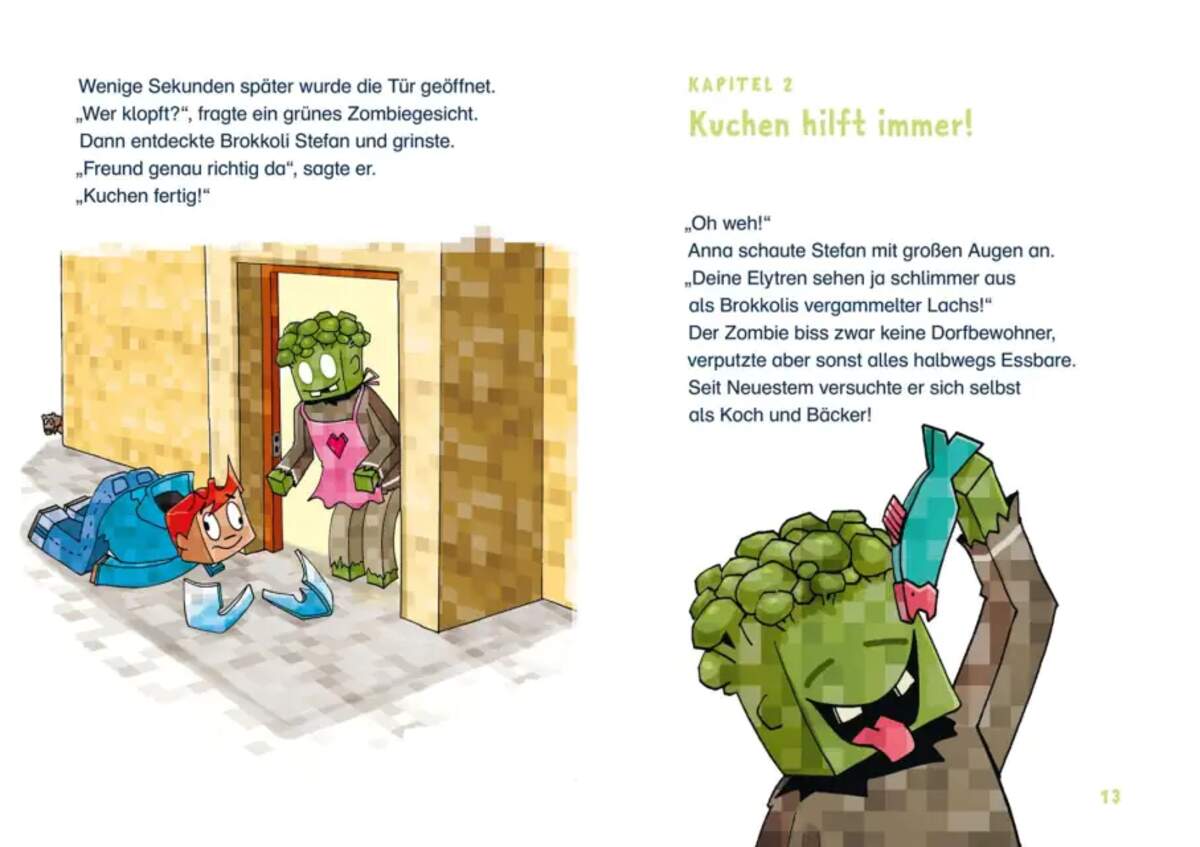 Carlsen Verlag Lesenlernen mit Spaß – Minecraft 4: Ungeheuer – bis zum Untergang!