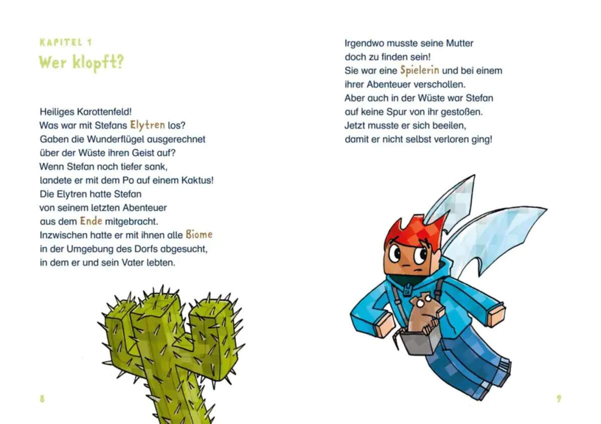 Carlsen Verlag Lesenlernen mit Spaß – Minecraft 4: Ungeheuer – bis zum Untergang!