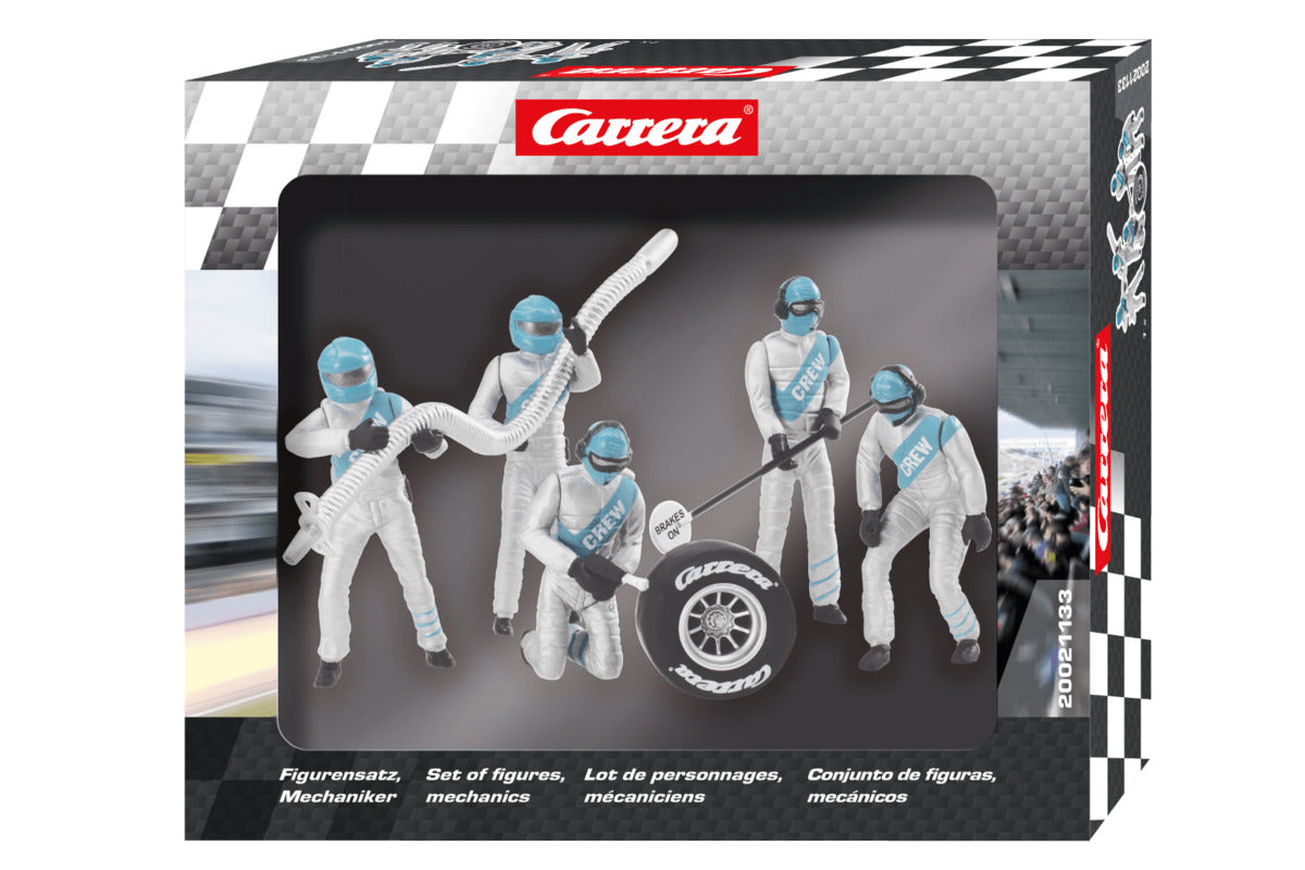 Carrera Digital 124, Digital 132 und EVOLUTION Figurensatz Mechaniker, silber