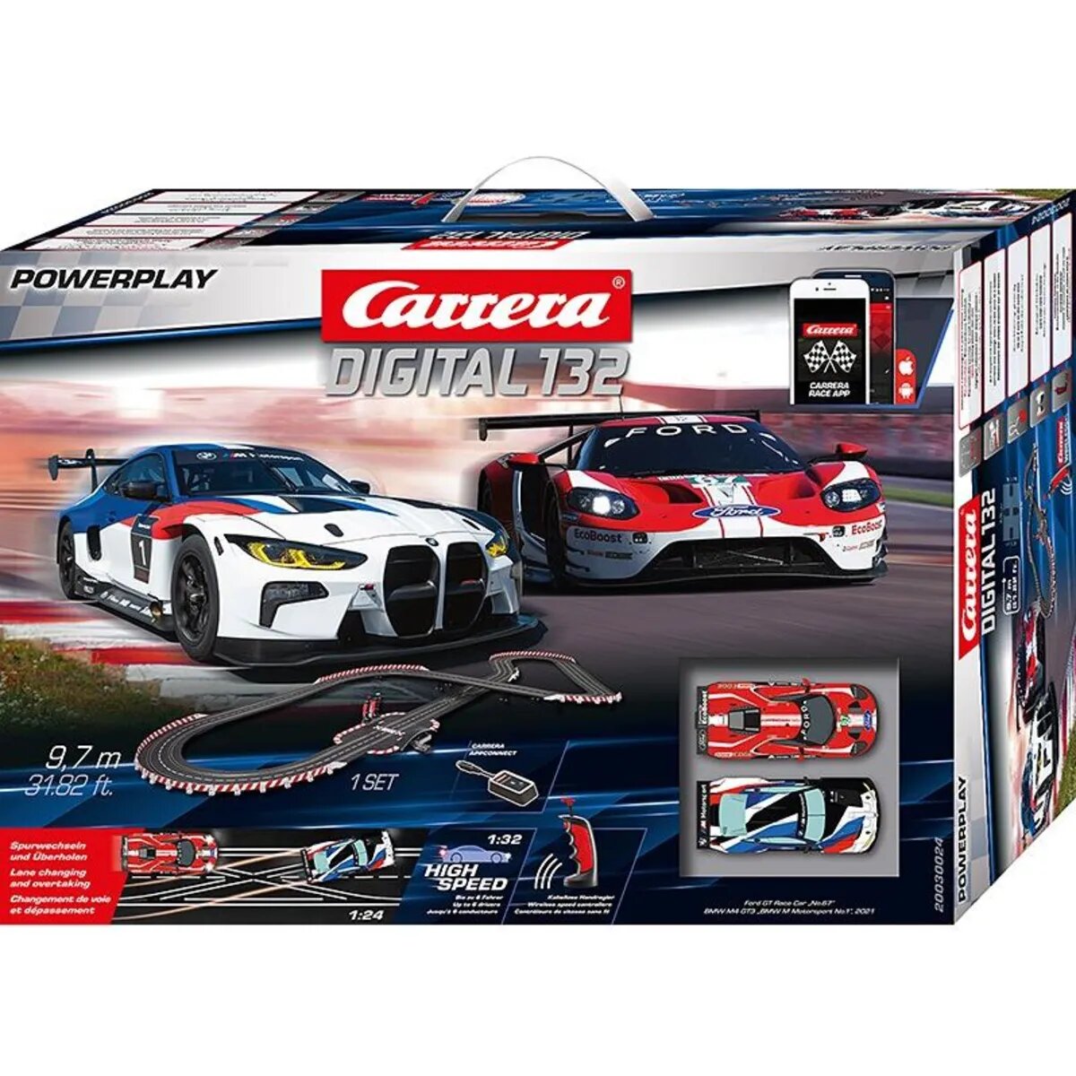Carrera Digital 132 Power Play Wireless Rennbahn