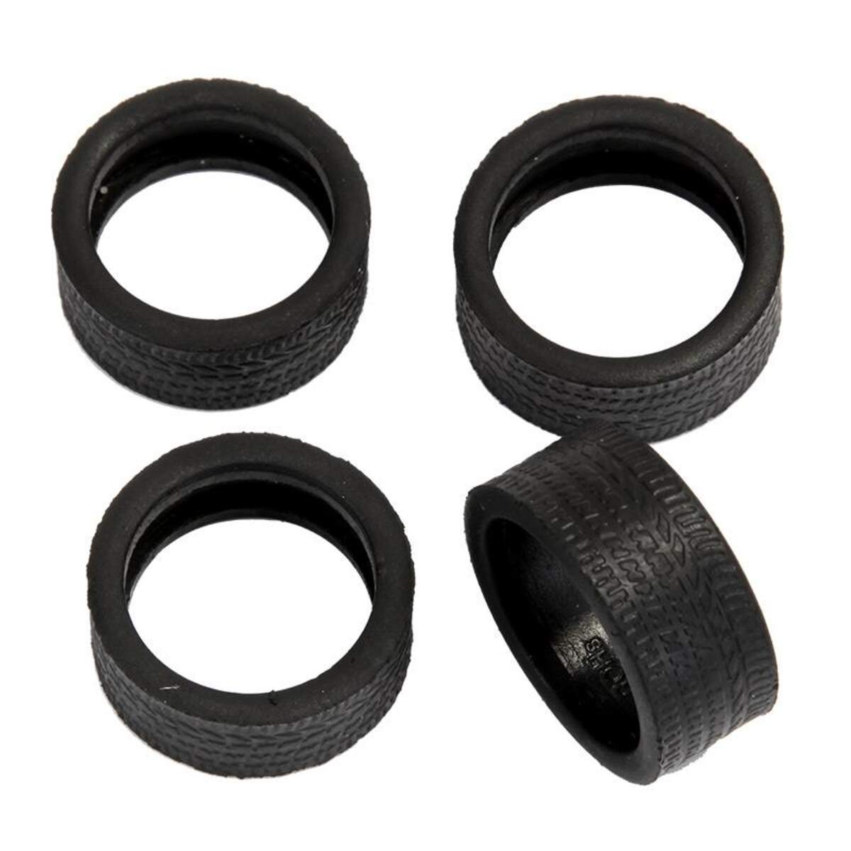 Carrera Digital 132 Reifen 4 Stück für 27240, 27241, 27286, 27385, 30436, 30464, 30465, 30591, 30644