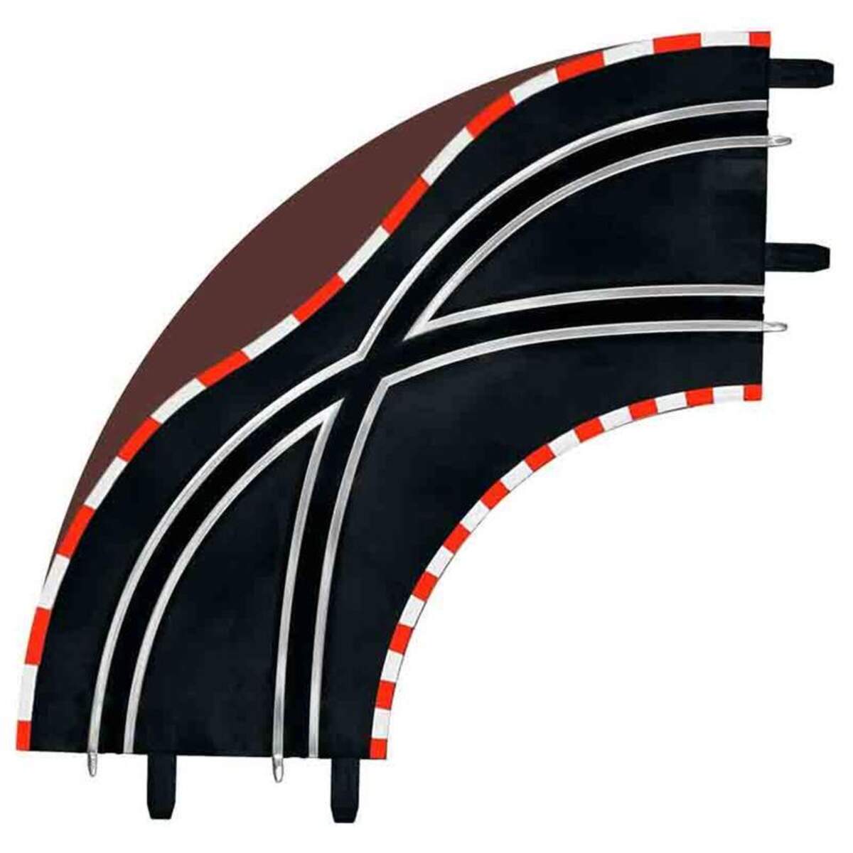 Carrera GO!!!, Digital143 Spurwechselkurven, 2 Stück