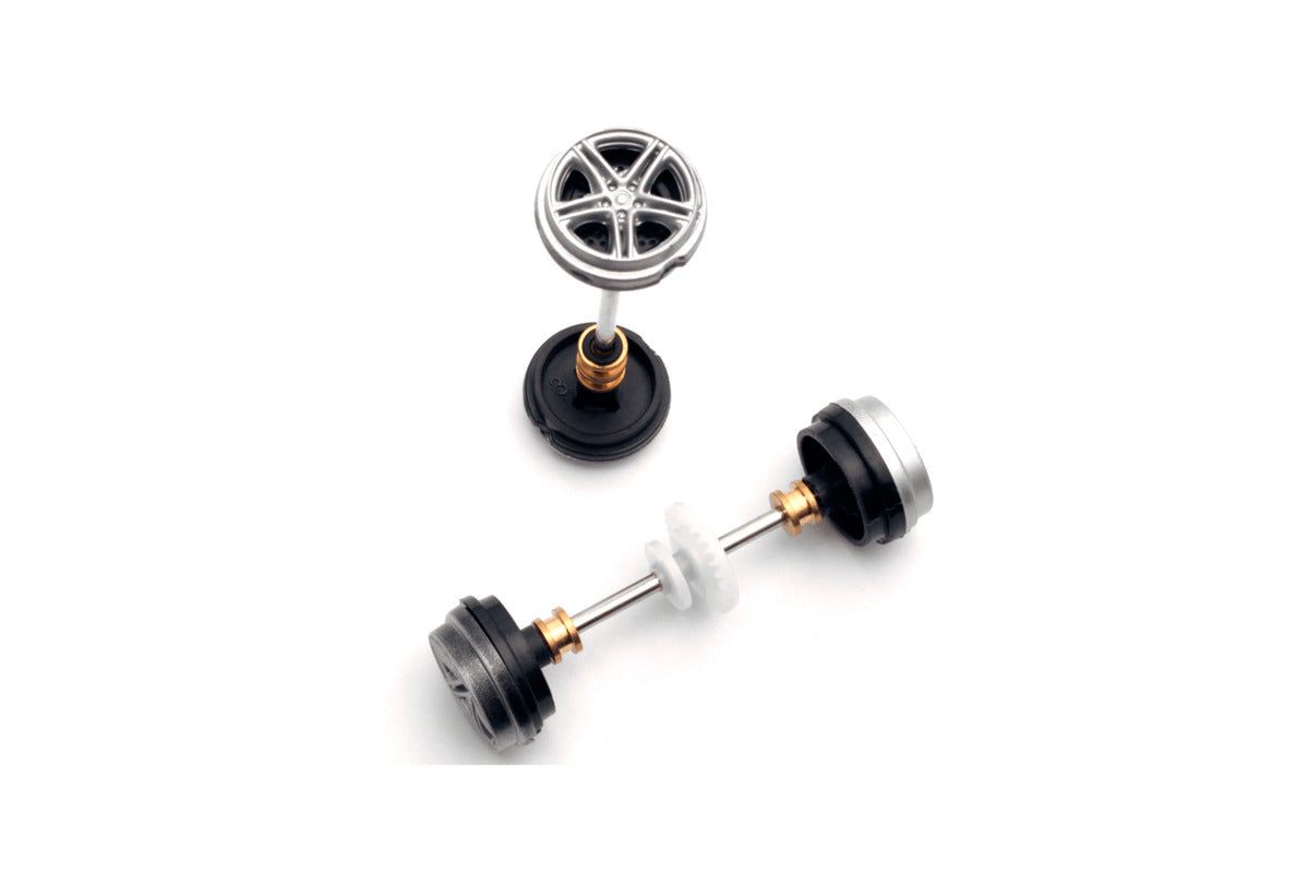 Carrera Vorder- und Hinterachse für 27240, 27241, 27286, 27385, 30436, 30464, 30465, 30591, 30644