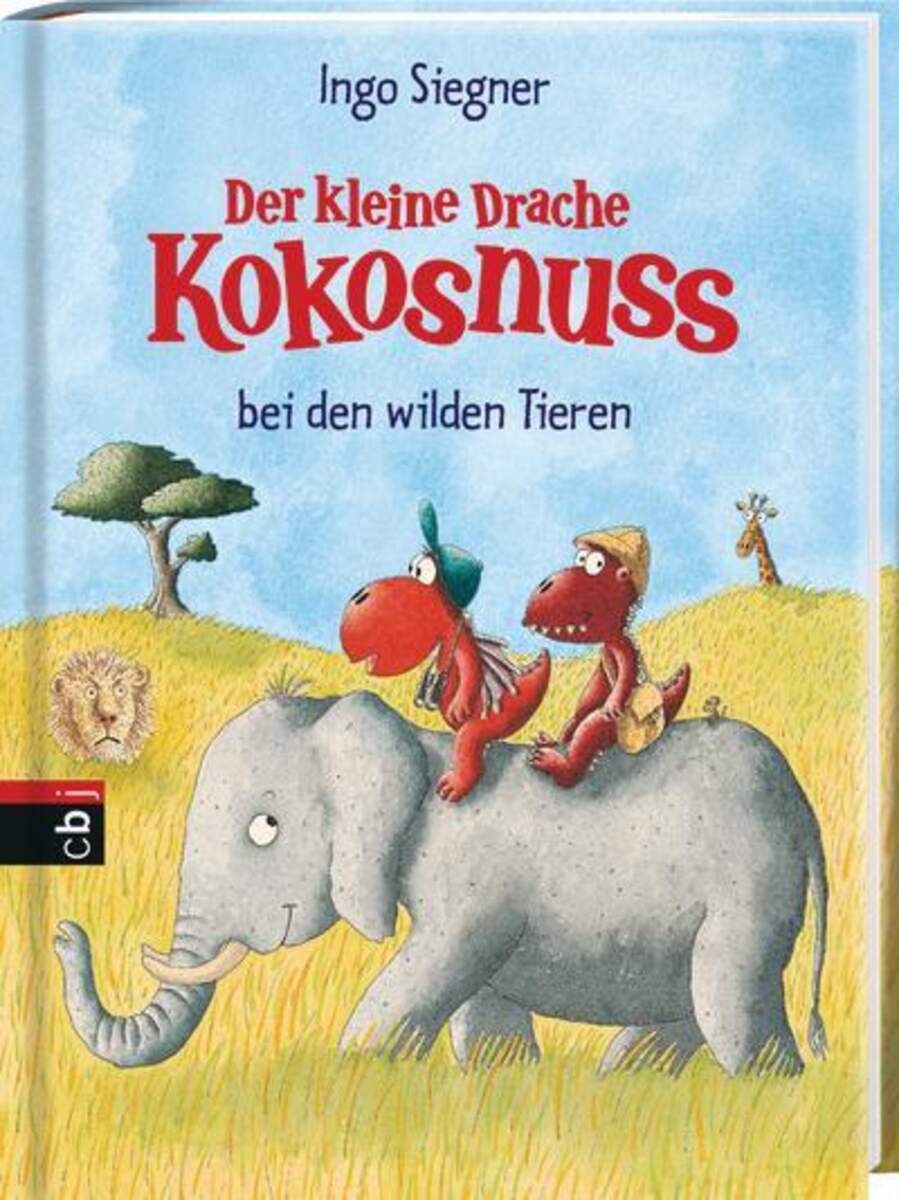 cbj Kinderbuch Der kleine Drache Kokosnuss - wilde Tiere