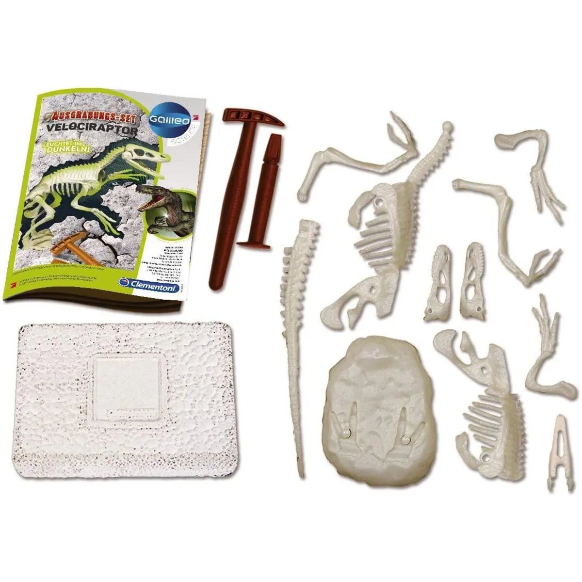 Clementoni Ausgrabungs-Set Velociraptor