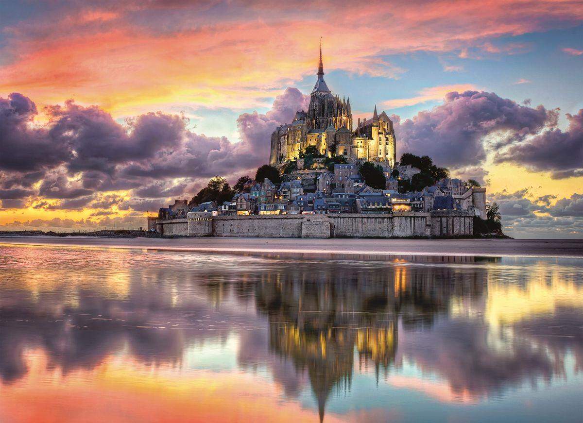 Clementoni High Quality Puzzle Mont Saint-Michel, 1000 Teile