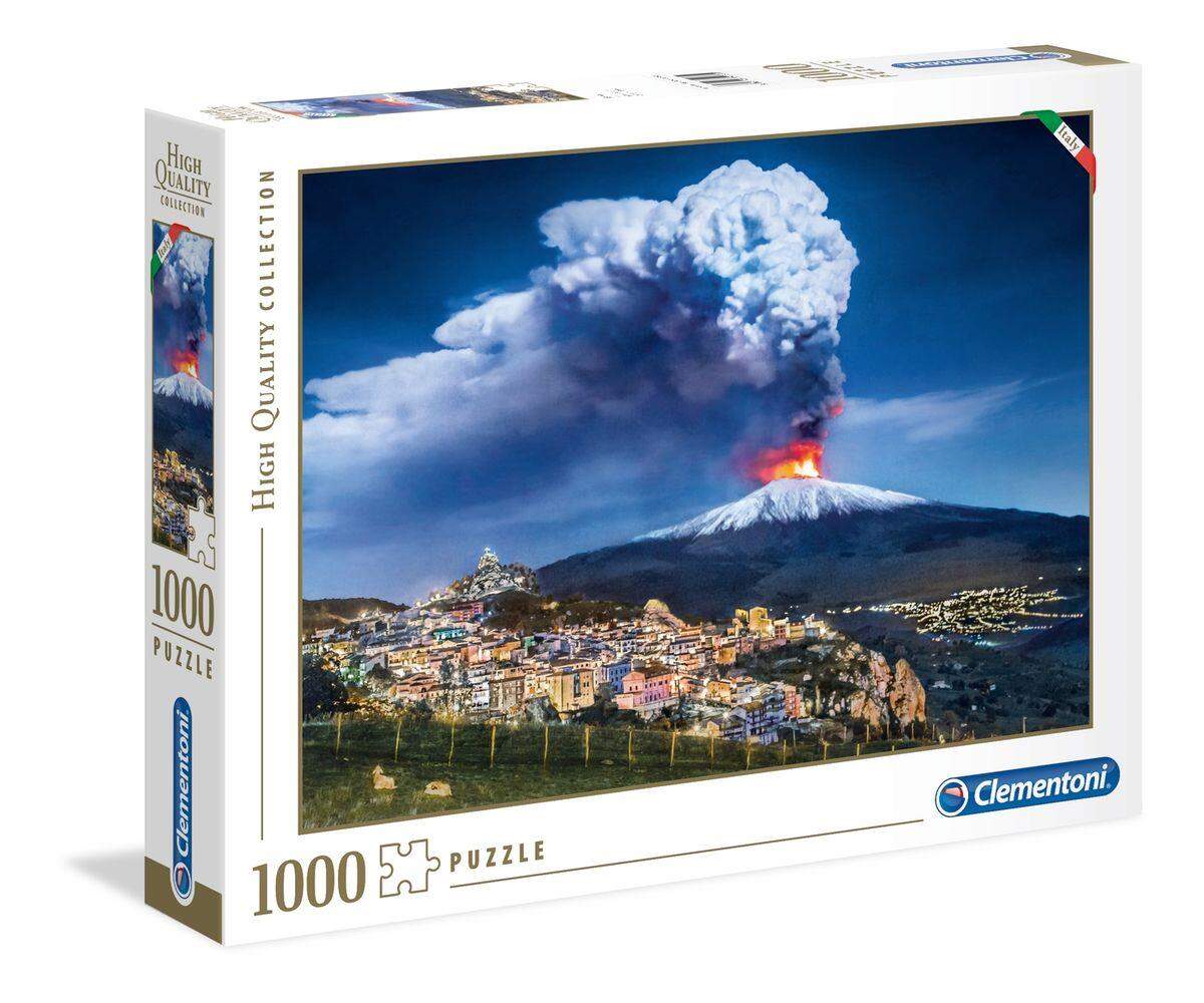 Clementoni High Quality Puzzle Vulkan Etna, 1000 Teile
