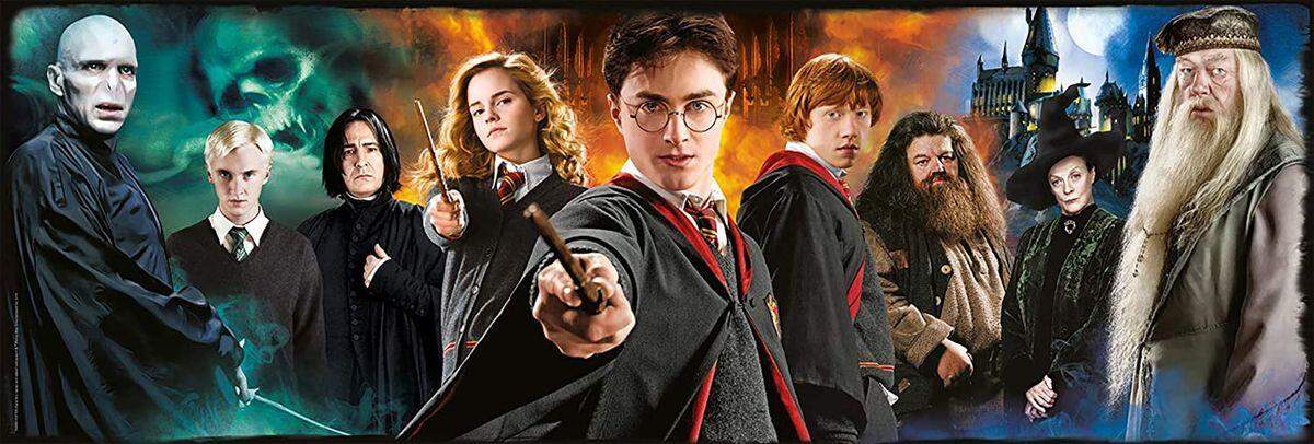 Clementoni Panorama Puzzle Harry Potter, 1000 Teile