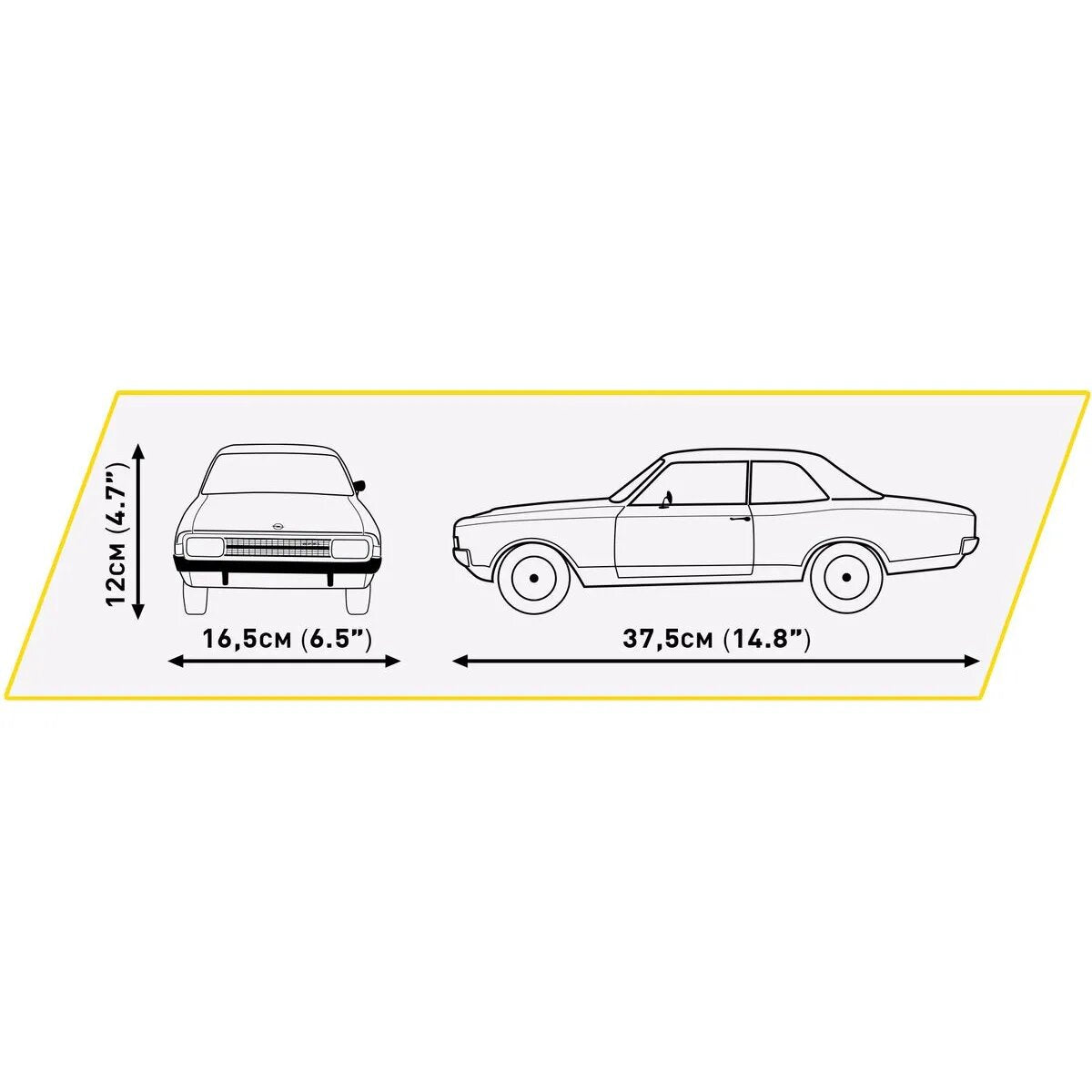 Cobi 24345 - Opel Rekord C Coupe