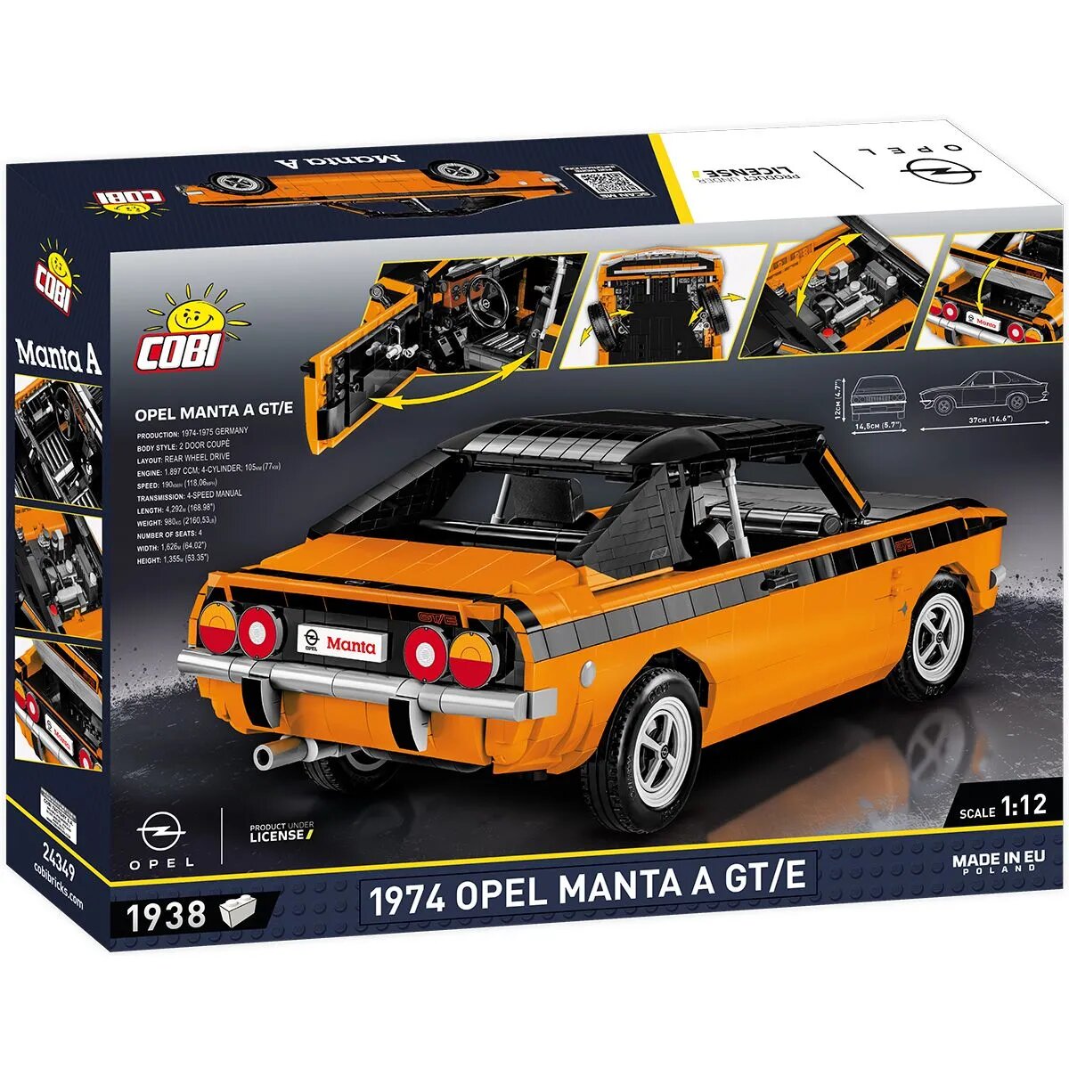 Cobi 24349 - Opel Manta A GT/E 1974