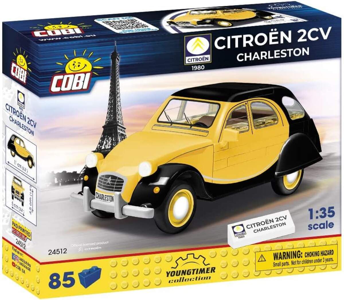 Cobi 24512 Citroen 2CV Charleston 1980