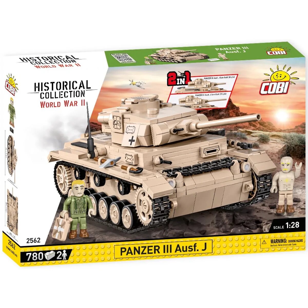 Cobi 2562 Historical Collection - Panzer III Ausf. J