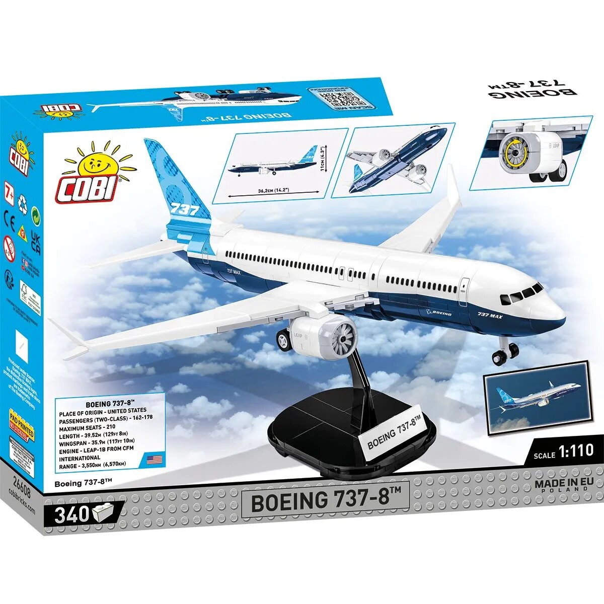 Cobi 26608 - Boeing 737-8