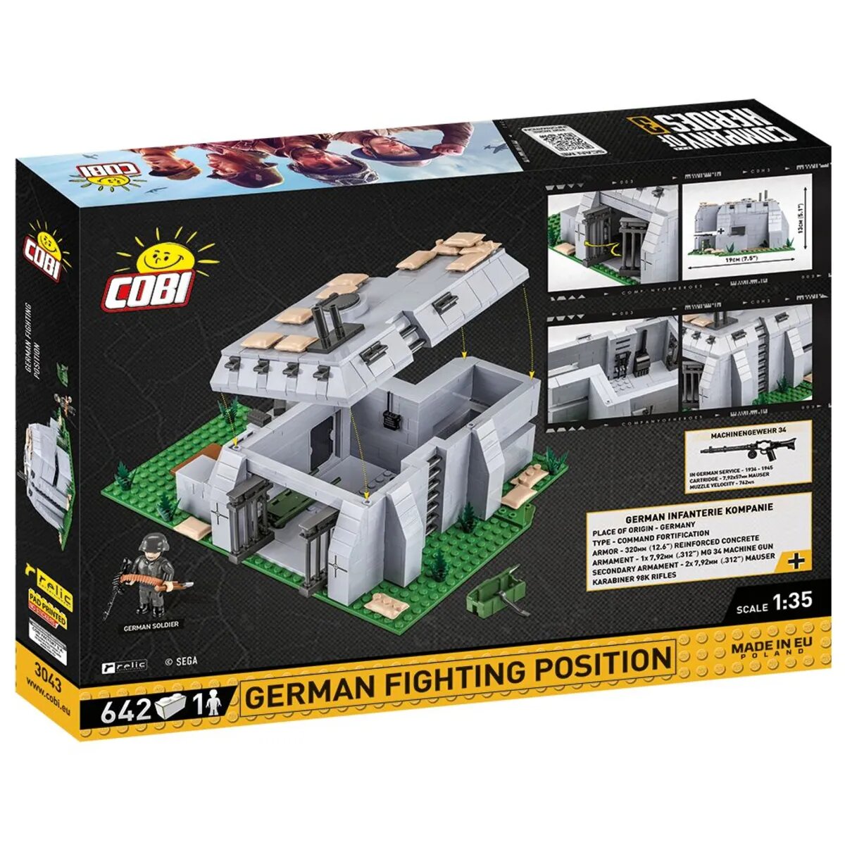 Cobi 3043 Company of Heroes 3 - German Fighting Position
