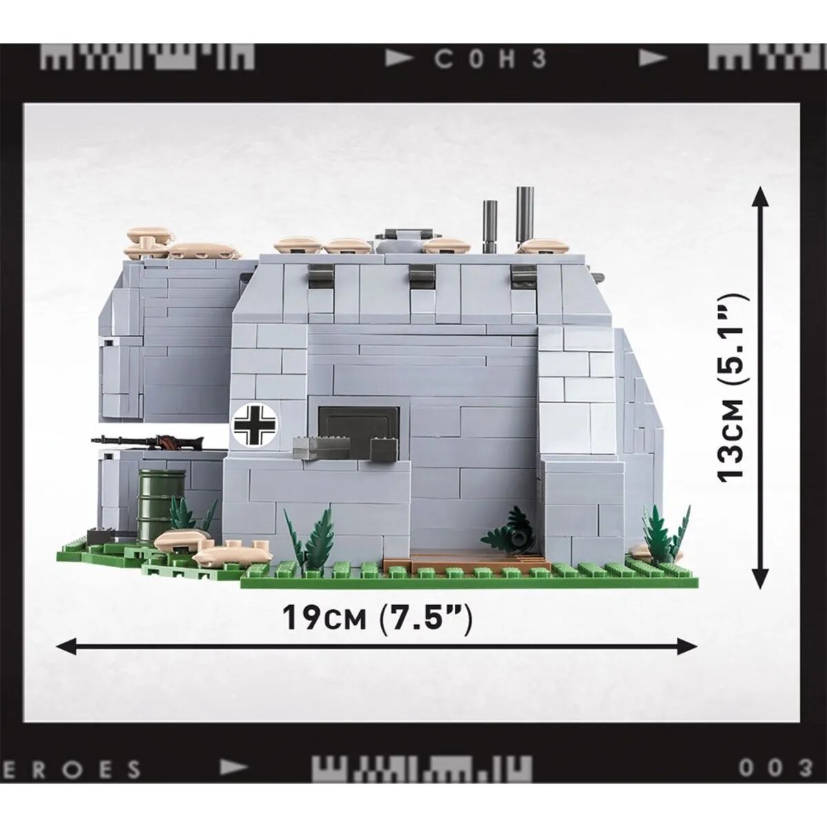 Cobi 3043 Company of Heroes 3 - German Fighting Position