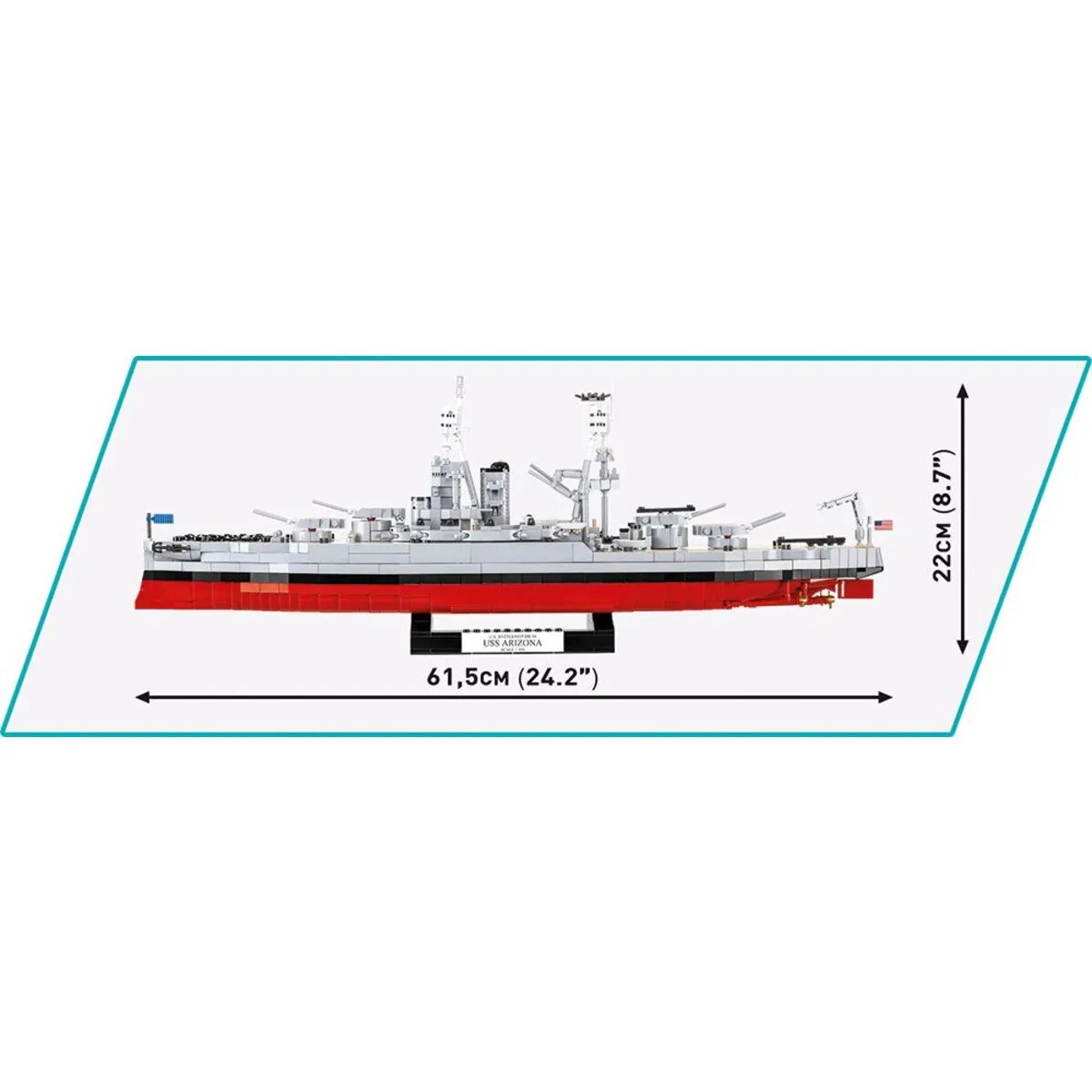Cobi 4843 Historical Collection - USS Arizona (BB-39)