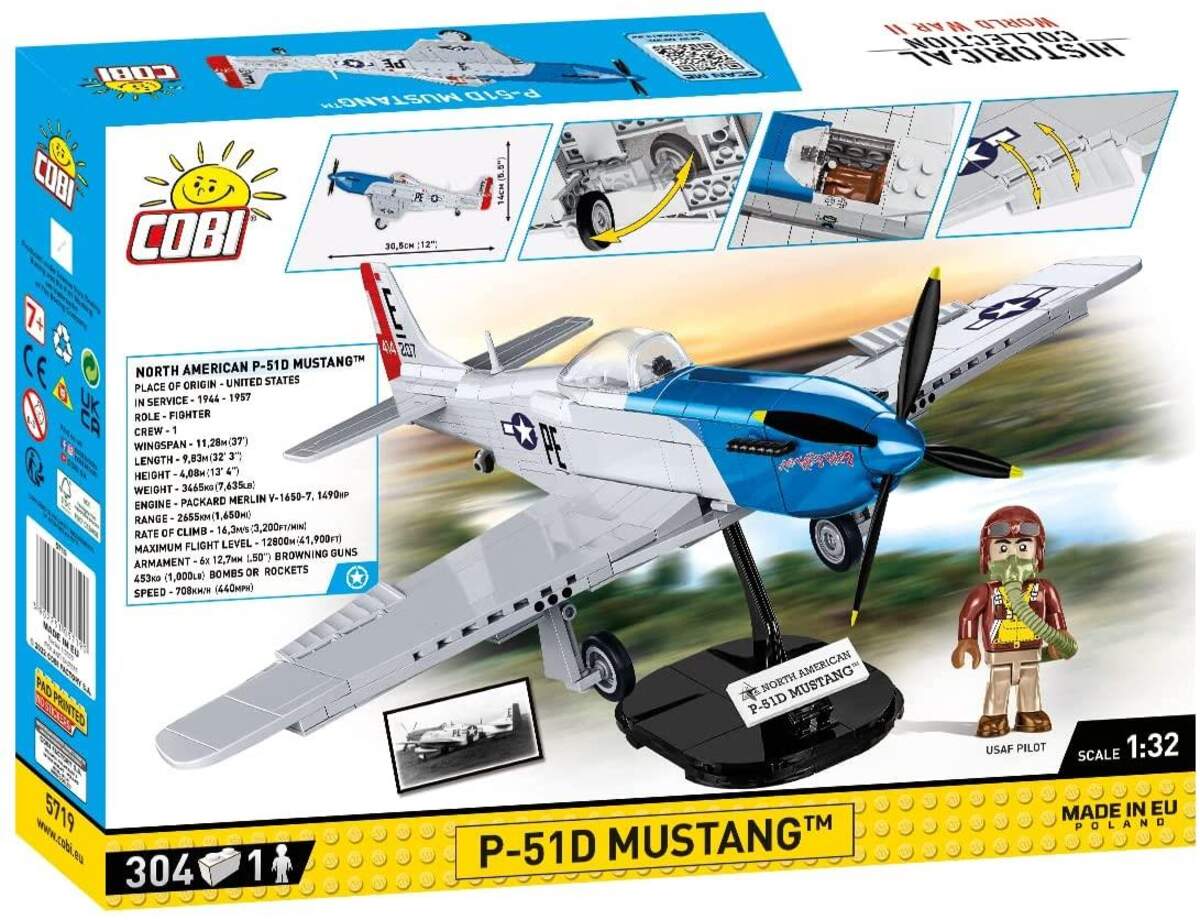 Cobi 5719 Historical Collection - P-51D Mustang