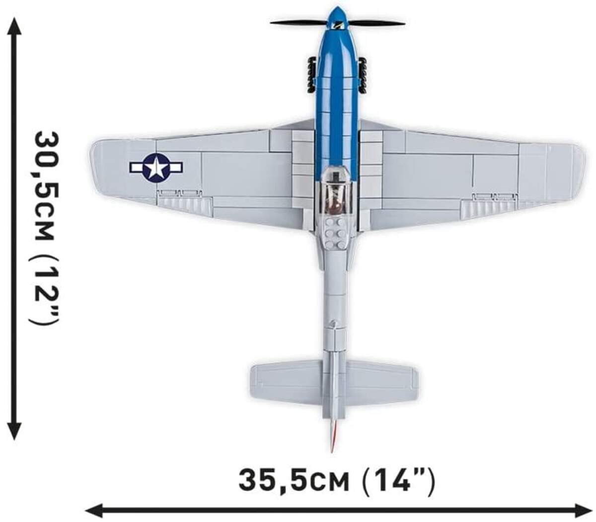 Cobi 5719 Historical Collection - P-51D Mustang