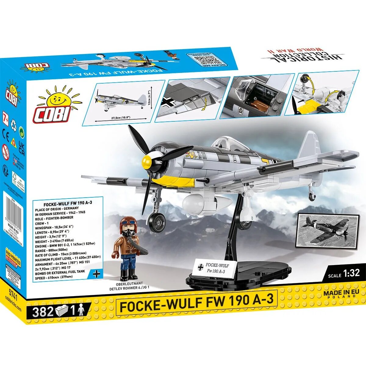 Cobi 5741 Historical Collection - Focke-Wulf FW 190-A3