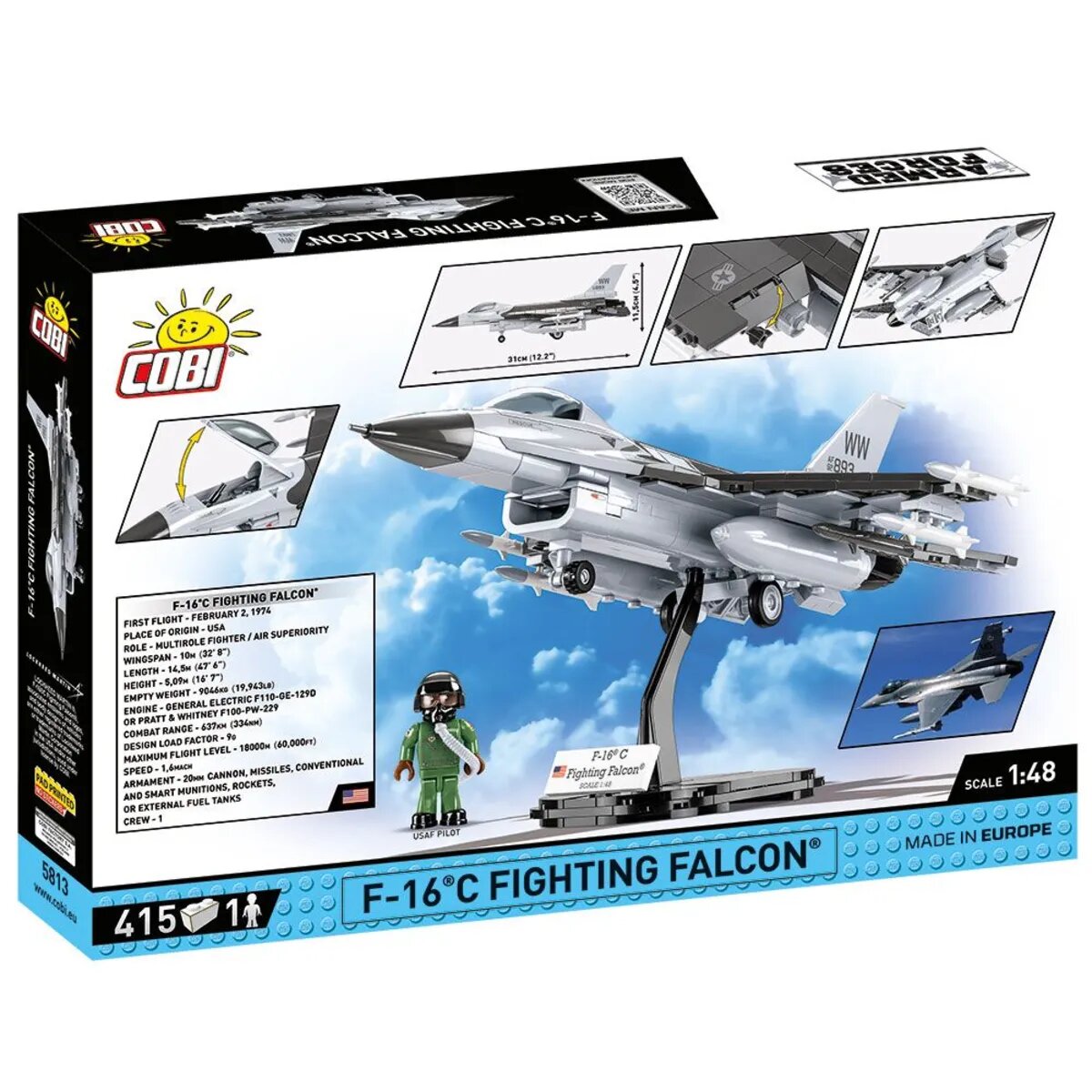 Cobi 5813 Armed Forces - F-16C Fighting Falcon