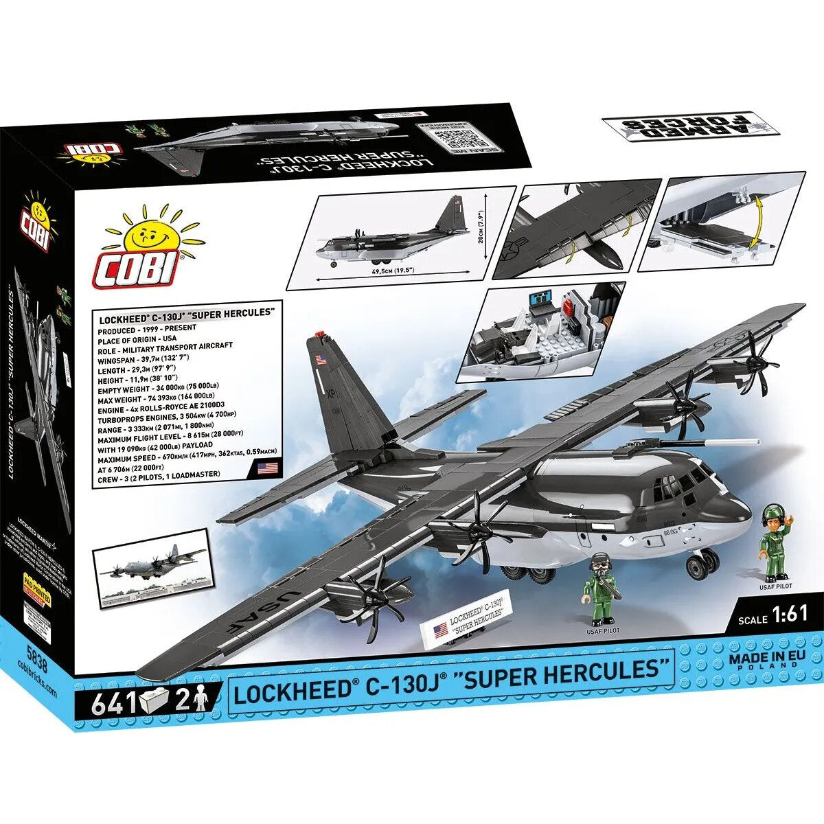 Cobi 5838 Armed Forces - Lockheed C-130J Super Hercules