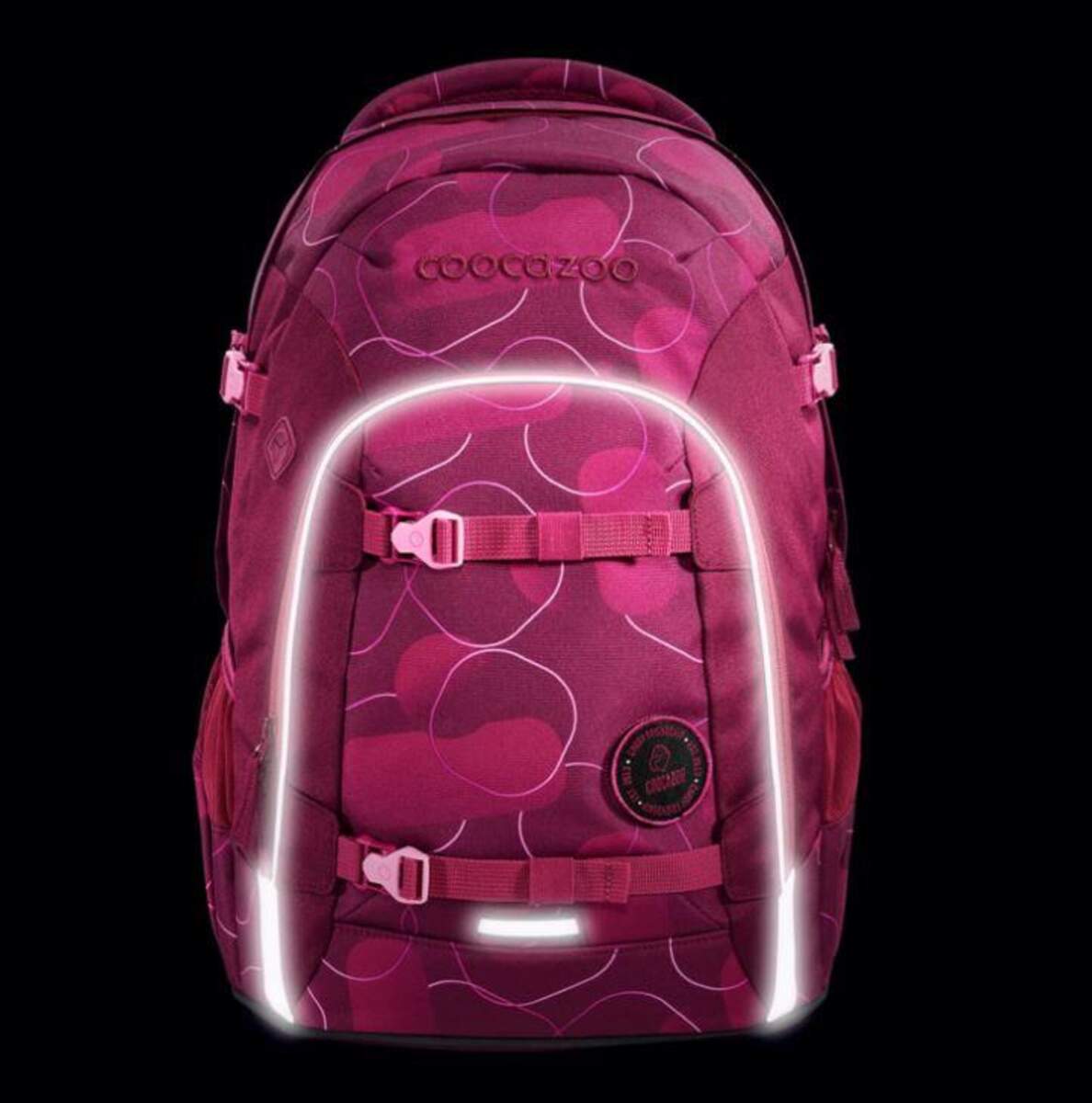 Coocazoo Schulrucksack Joker Berry Bubbles